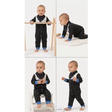 DMR Elegance 3/12 Ay Fularlı Bebek Tulumu