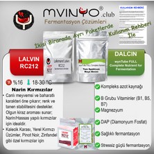 Lallemand RC212 Kırmızı Şarap Mayası (30 Gr) ve Maya Besini (30 Gr) Birlikte