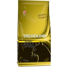 Trendline Gurme Renkli Taneli Kedi Maması 15KG