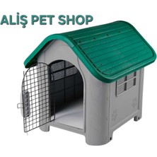 Alispet Alişpet Köpek Evi Kapılı 86X66X71