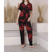Chanel Mestra %92 Pamuk Organik Milan Kumaş Kadın Pijama Takımı