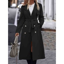 Chanel Mestra Gabardin Kumaş Kadın Baharlık Trençkot