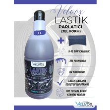 Velvox Lastik Parlatıcı Jel 1L (Yoğun Kıvam) Sünger Hediye I Lastik Parlatma, Lastik Temizleyici