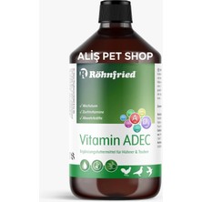 Röhnfried Adec Vitamini - 1000 ml - Tavuk, Güvercin ve Kümes Hayvanları Için Vitamin Konsantresi, Yem Takviyesi