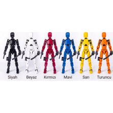 Atılgan 3D 3'lü Kişiselleştirilebilir Robot Figür Seti - Hareketli Eklemli Dummy