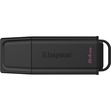 Kingston 64GB Portable USB 3.2 Gen 1 Datatraveler Exodia Black