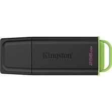 Kingston 256GB Portable USB 3.2 Gen 1 Datatraveler Exodia Black/green