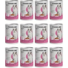 Esranın Dünyası Tavuklu Yavru Kedi Konservesi 400 Gr, Gravy Sos Içerisinde Parça Etli (400 gr x 12 Adet, Tavuk)