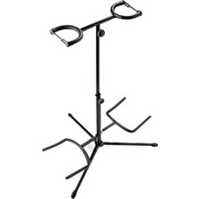 Esranın Dünyası Rocket Music GST02BK Çift Gitar Standı, Siyah
