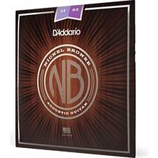 Esranın Dünyası Daddario NB1152 Akustik Gitar Tel Seti, Nickel Bronze, Custom-Lite