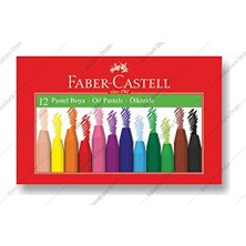 Esranın Dünyası Faber-Castell Pastel Boya, 12 Renk, Yumuşak ve Rahat Kullanım, Canlı Renkler, Kağıt ve Taş Üzeri Uygun