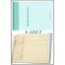 TAN EXPRESS Sipariş Fişi Otokopili 1/50-2 Nüsha 10X14 cm 6 Adet