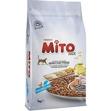 Esranın Dünyası Mix Adult Cat Tavuklu ve Balıklı Renkli Taneli Yetişkin Kedi Sı 1 kg
