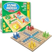 Esranın Dünyası Ludo, Ahşap Kızma Birader, Kutu Oyunu, Eğlenceli Aile Oyunu