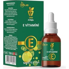 Esranın Dünyası Arlab E Vitamini 5ML%100 Saf Arifoğlu - Cilt ve Saç Için Doğal Ürün | Arlab Vitamin E 5ml 100% Pure Arifoğlu - Natural For Skin And Hair