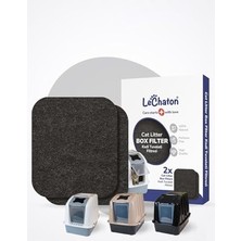 Esranın Dünyası Xxl Büyük Boy Kapalı Kedi Tuvaleti Için 2'li Filtre 13X14 cm (6 Mm)
