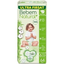 Esranın Dünyası Natural E.large Bebek Bezi 64'lü