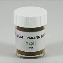 Esranın Dünyası Parti Vitrini Yeşil Renk Jel Mum ve Parafin Toz Boyası 5 gr