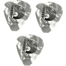Esranın Dünyası Daddario 1cap4-Wh 3 Adet Gitar Pena 0.70 mm Beyaz Medium