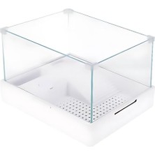 Esranın Dünyası Cam Kaplumbağa Bahçesi Filtre-Lambalı 40X29X25