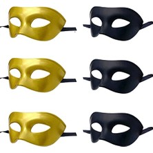 Esranın Dünyası Erkek Maskeli Balo Maskesi, Roma Yunan Mitolojik Maske Cadılar Bayramı Noel Cosplay Mardi Gras Partisi Için Uygun (3b + 3g, 6'lı Paket)