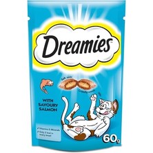Esranın Dünyası Dreamies Kedi Ödül Sı, Somonlu, 60 G