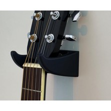 Esranın Dünyası Gitar Duvar Askısı - Akustik, Elektro ve Klasik Gitar Uyumlu Duvar Standı - Yumuşak Sünger Korumalı Enstrüman Askı Aparatı Guitar Wall Mount