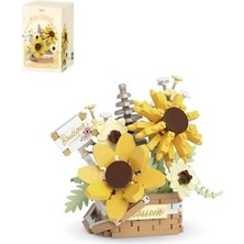 Esranın Dünyası Panlos Boutıque Serisi Mini Çiçek Buketi 498 Parça Oyuncak Yapım Seti -FFP1085