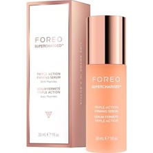 Esranın Dünyası Foreo Supercharged Sıkılaştırıcı Serum, Üç Kat Etkili – Iletken Jel – Hiyalüronik Asit ve Skualan – Yüz Nemlendirici Serum – Vegan ve Hayvanlar Üzerinde Denenmemiştir – Tüm Cilt Tipleri – 30 ml