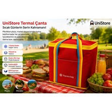 UniStore Termal Çanta Soğutucu Buzluk Piknik Kamp Plaj 30 L