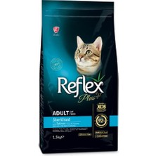 Esranın Dünyası Plus Kısırlaştırılmış Yetişkin Kediler Için Somonlu Kedi Sı, 1,5 kg