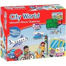 Esranın Dünyası City World Manyetik Hikaye Oluşturma Kutu Oyunu