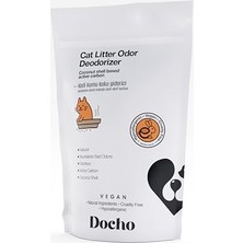 Esranın Dünyası Docho Kedi Kumu Koku Giderici-Hindistan Cevizi Kabuğu Bazlı Aktif Karbon 400 G