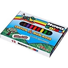Esranın Dünyası Color 12 Renk Kısa Mum Boya (NC-1112)
