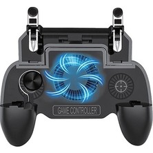 Esranın Dünyası Telefon Uyumlu Tetikli Fanlı Siyah Joystickli Oyun Kontrol