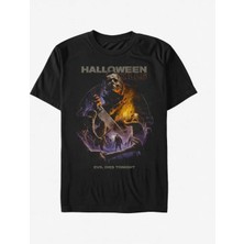 Comvicho Halloween Kills Baskılı Siyah Tişört