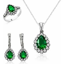 DMR Elegance Gümüş Hürrem Sultan Bayan Set