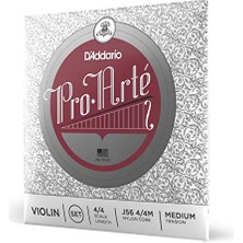 Esranın Dünyası J56-4/4M Pro Arte Violinen Saitensatz Perlon, Aluminium, 4/4 Medium