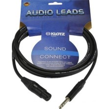 Esranın Dünyası M1FS1B0300 Mikrofon Kablosu 3 Kutuplu Xlr Soket, 3 Kutuplu Jak Üzerinde, 3 M