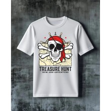 Comvicho Treasure Hunt Korsan Baskılı Oversize Tişört