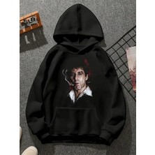 Comvicho Tony Montana 3baskılı Unisex Sweatshirt