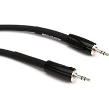 Esranın Dünyası Roland Siyah Serisi Ara Bağlantı Kablosu, 3,5 mm Trs - 3,5 mm Trs, Dengeli, 10 Fit