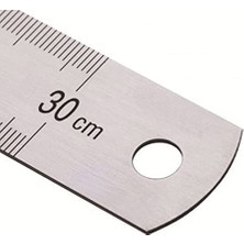 Esranın Dünyası Çelik Cetvel 30 cm (Inc Ölçülü)
