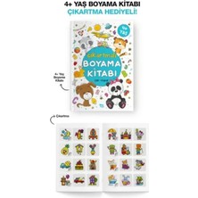 Çıkartmalı Boyama Kitabı 4 Yaş +