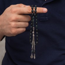 DMR Elegance Metal Püsküllü Sıkma Kehribar Tesbih