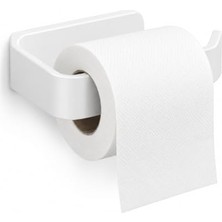 Esranın Dünyası Alper Banyo Beyaz Lamalı Tuvalet Kağıtlığı, Wc Kağıt Askılığı, Hem Yapışkanlı Hem Vidalı Montajlı, Açık Uç Tasarımlı Banyo Tuvalet Kağıdı Tutucu