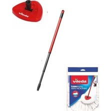 Esranın Dünyası Vileda Turbo Sap + Turbo Classic Üçgen Başlık + Mikrofiber Yedek Paspas