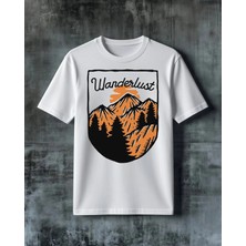 Comvicho Wanderlust Dag Baskılı Oversize Tişört