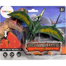 Gepettoys WS5305 Kafa ve Eklem Yerleri Hareket Ettirilebilir Pteranodon Dinazor Figürü Koyu Kahverengi