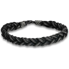 DMR Elegance Gümüş Kazaziye Örgü Bileklik
